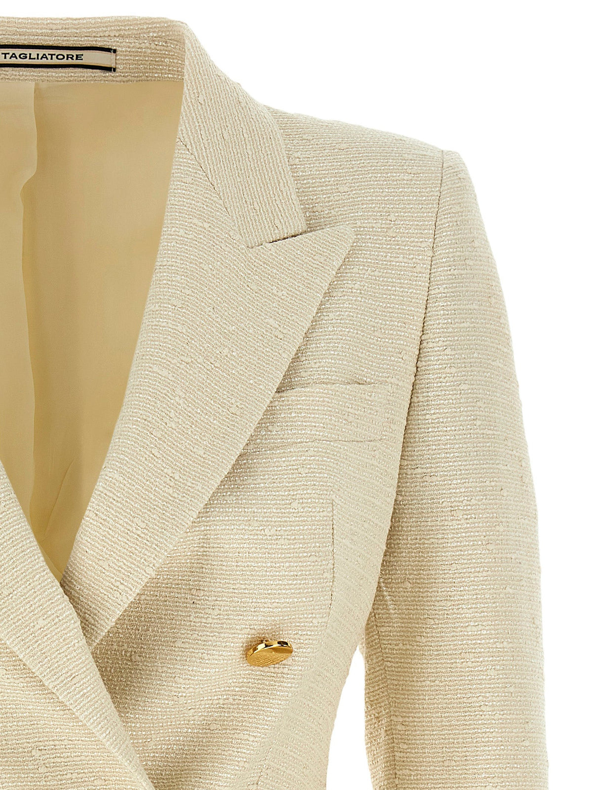 Tagliatore Beige Cotton Blazer