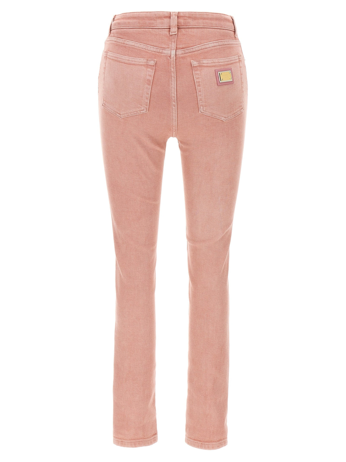Dolce & Gabbana Multicolor Cotton High-Waisted Jean