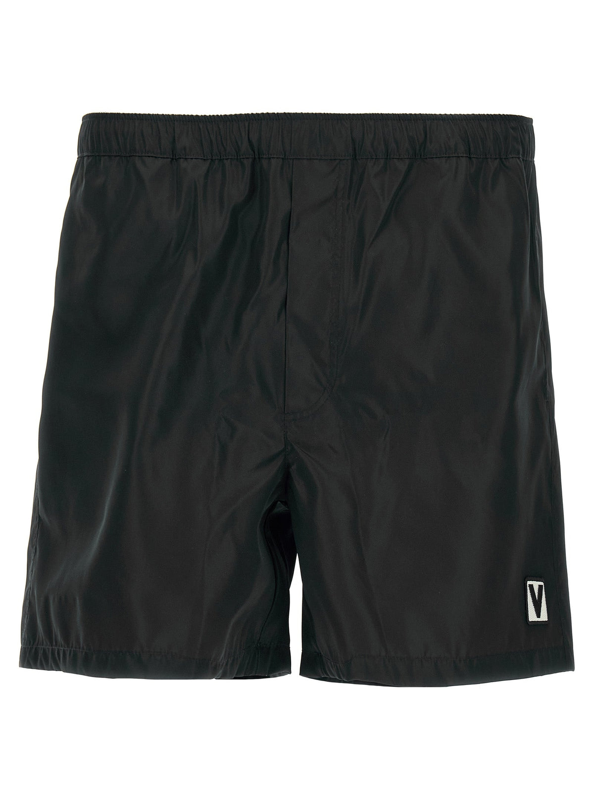 Valentino Garavani Black Polyamide Swim Shorts