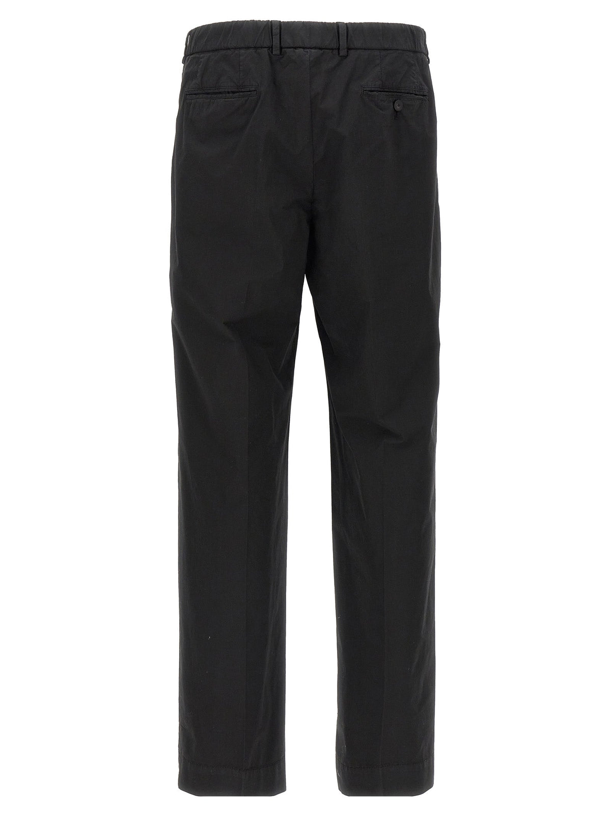 CELLAR DOOR Black Cotton Casual Pants
