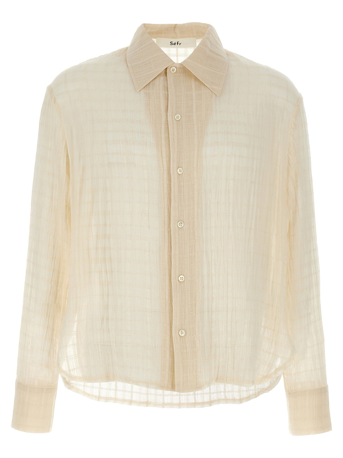 SÉFR Beige Cotton Blouse