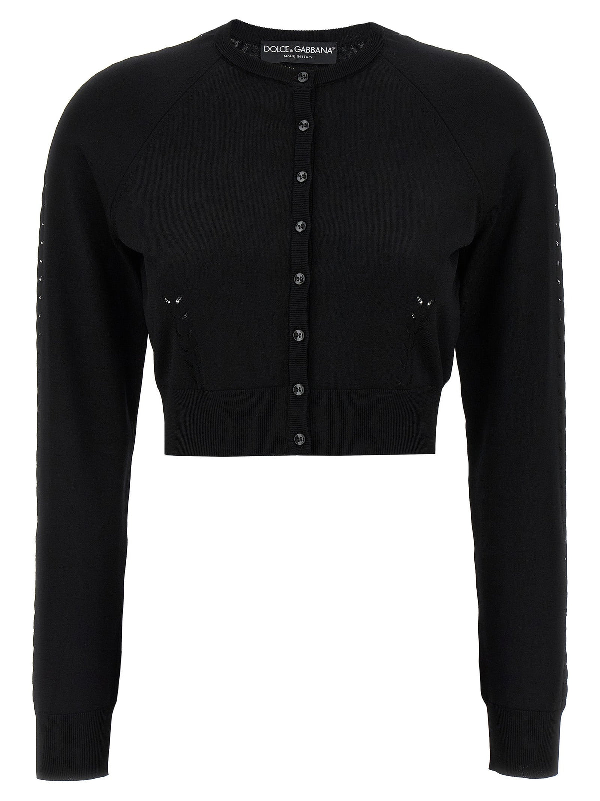 Dolce & Gabbana Black Viscose Cardigan