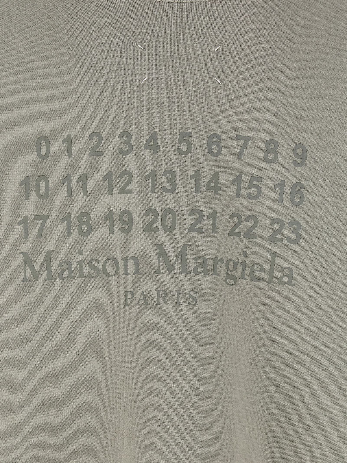 Maison Margiela Gray Cotton Sweatshirt