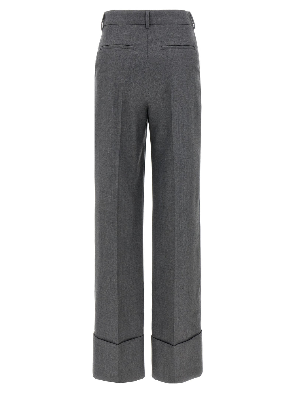 Valentino Garavani Gray Virgin Wool Dress Pants