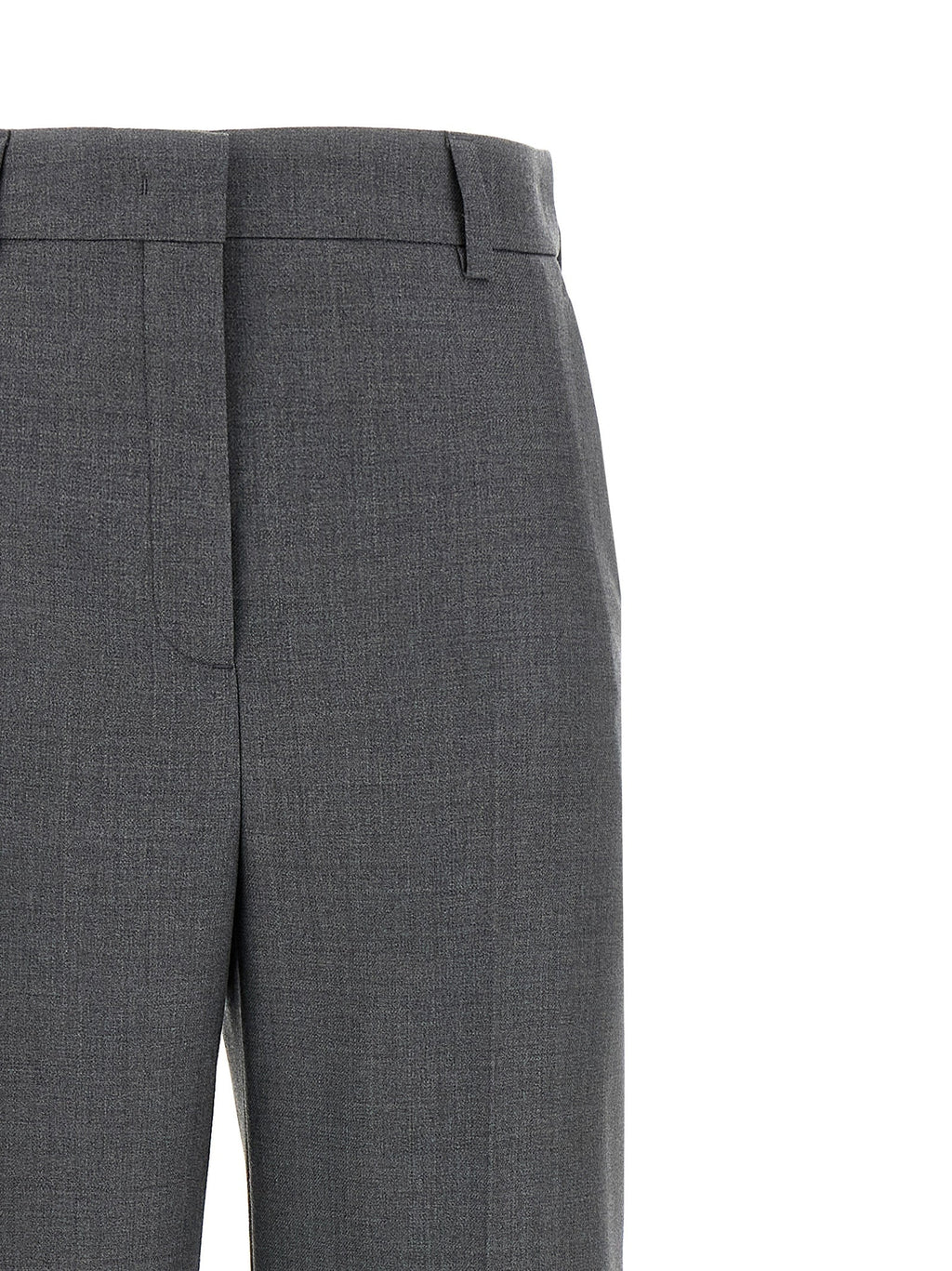 Valentino Garavani Gray Virgin Wool Dress Pants