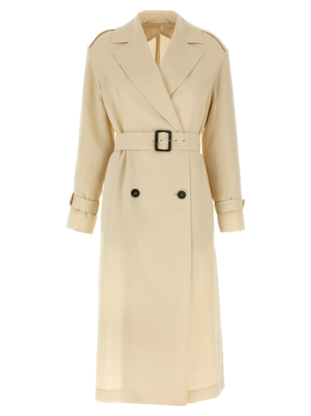 Max Mara Beige Flax Coat