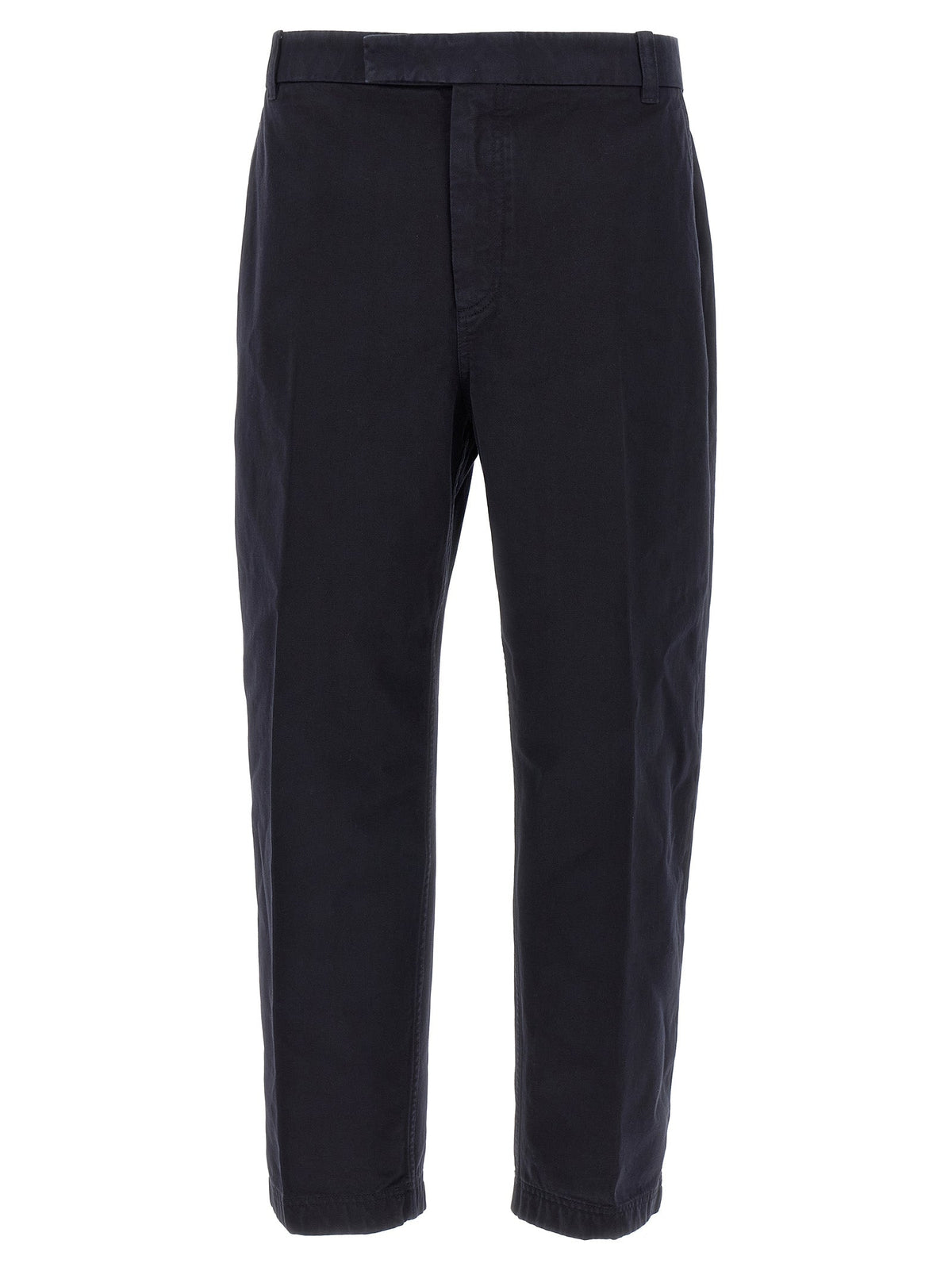 Thom Browne Blue Cotton Casual Pants