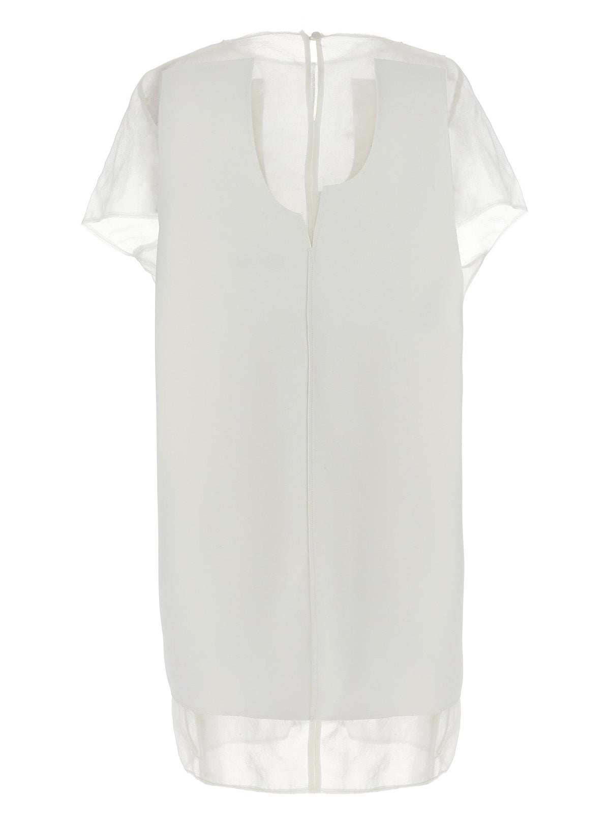 Khaite White Polyester Short Dress