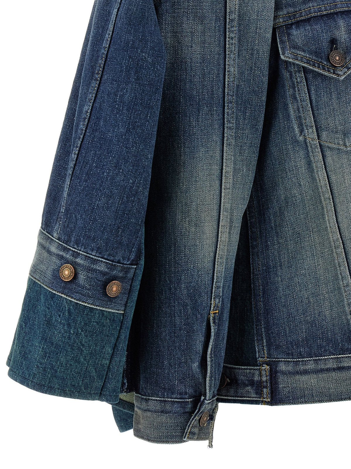 Junya Watanabe Blue Cotton Denim Jacket