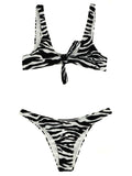 The Attico Bicolor Polyamide Bikini