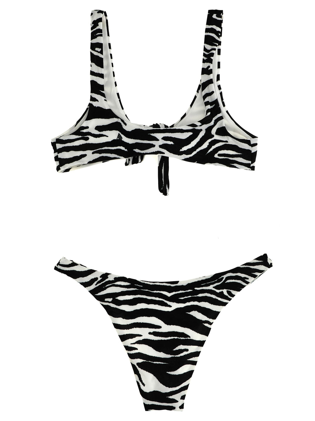 The Attico Bicolor Polyamide Bikini