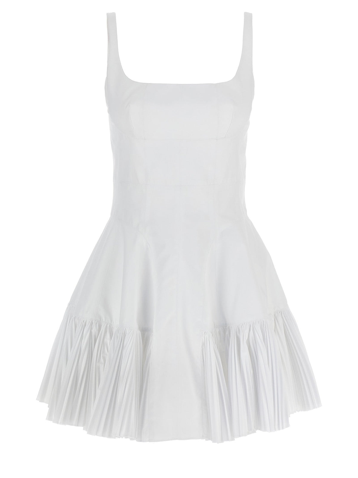 Giovanni Bedin White Polyester Short Dress