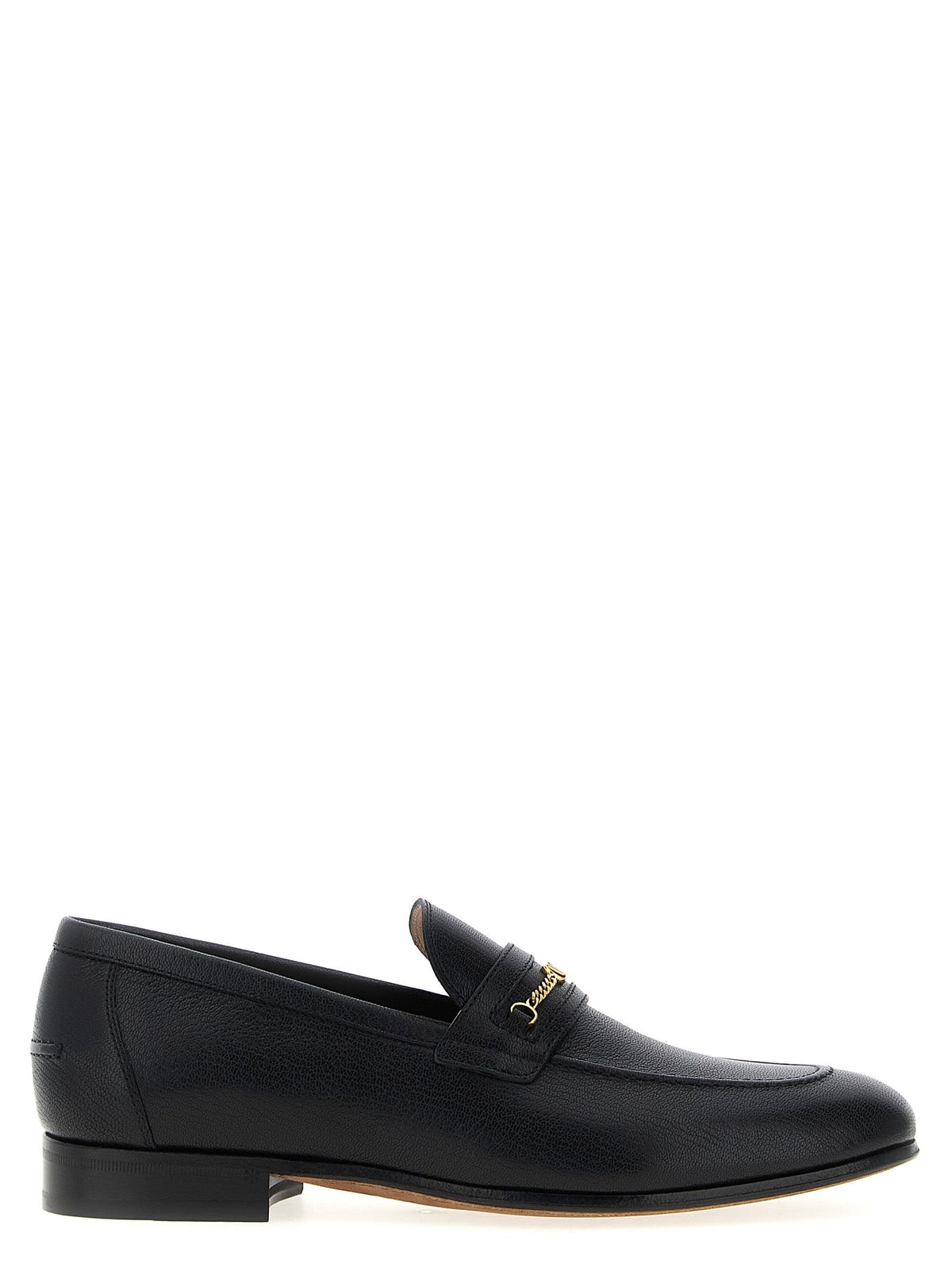 Valentino Garavani Black Goatskin Slip-On Loafers