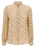 Valentino Garavani Beige Silk Blouse