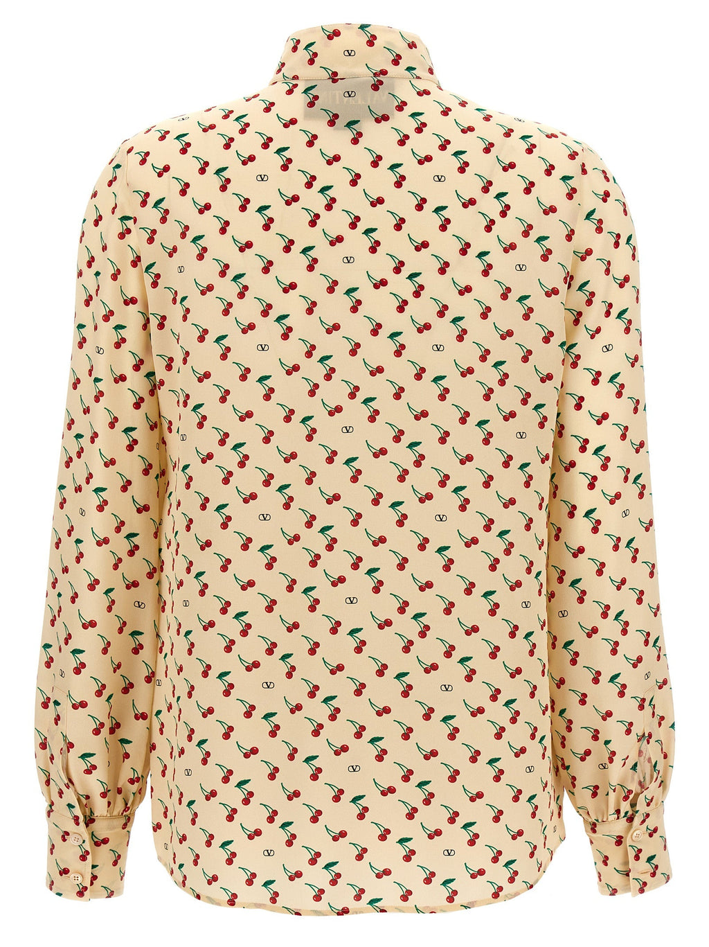 Valentino Garavani Beige Silk Blouse