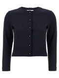 Thom Browne Blue Viscose Cardigan