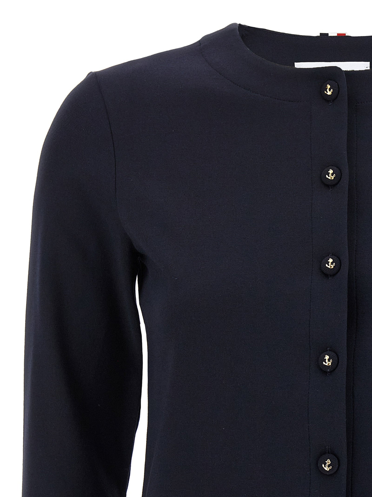 Thom Browne Blue Viscose Cardigan