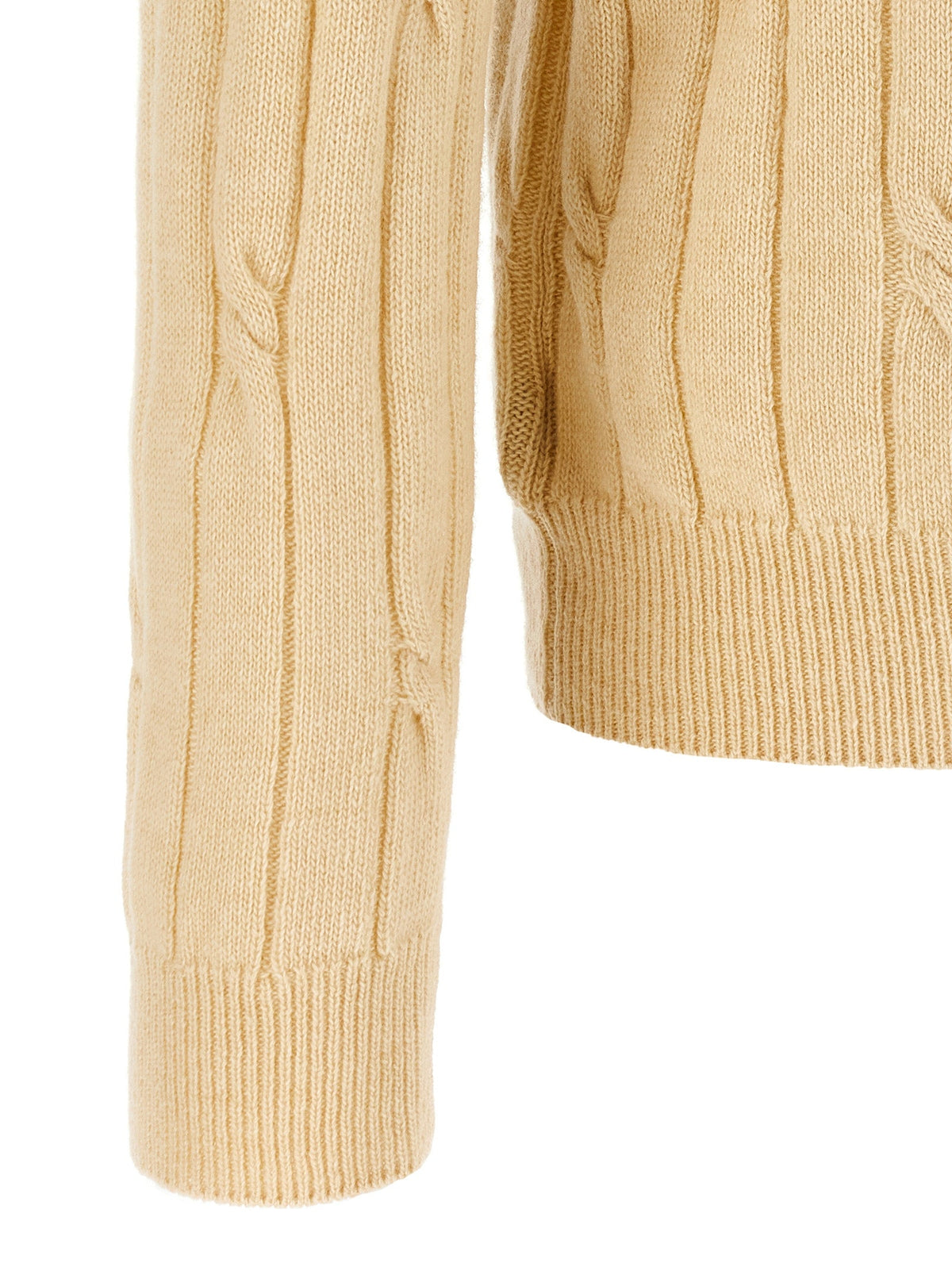 ZANONE Beige Virgin Wool Polo Shirt