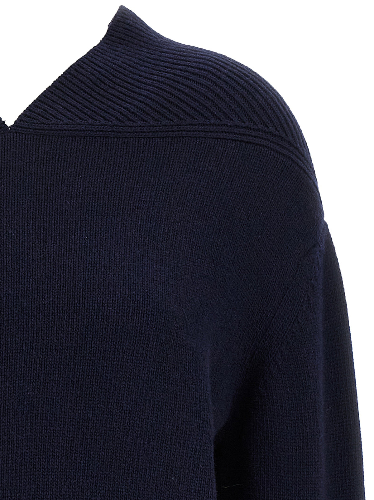 Victoria Beckham Blue Wool Cardigan
