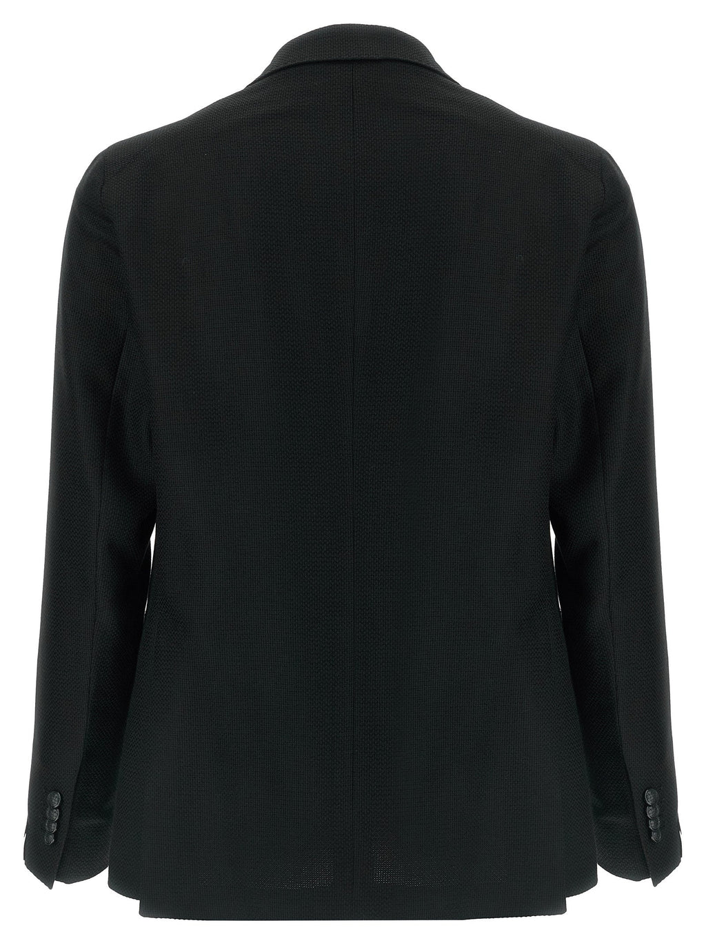 Tagliatore Black Virgin Wool Blazer