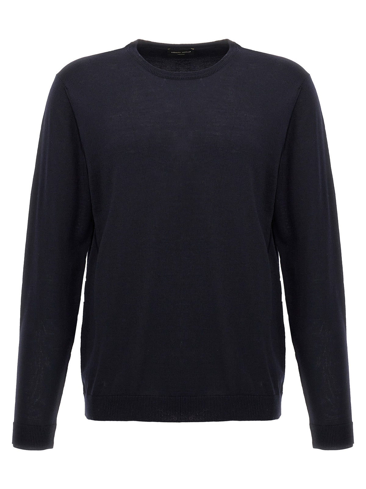 Roberto Collina Blue Merino Wool Cardigan