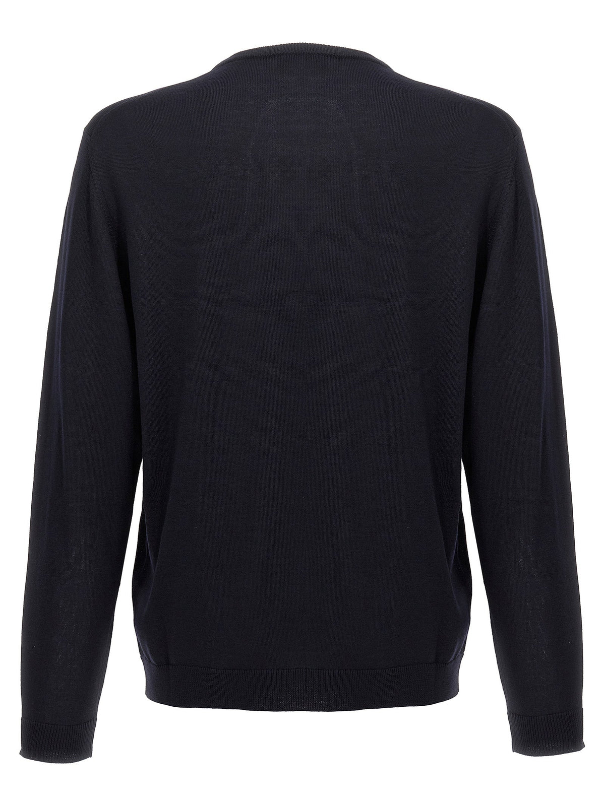 Roberto Collina Blue Merino Wool Cardigan
