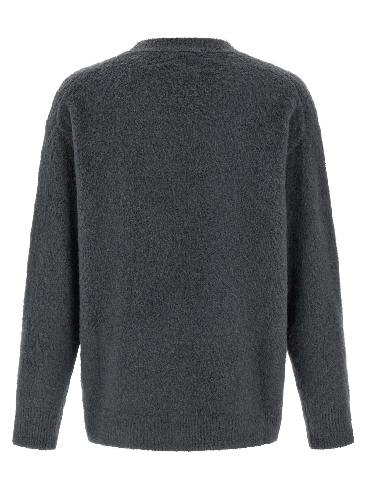 Roberto Collina Gray Cotton Cardigan