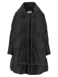 MM6 Maison Margiela Black Viscose Coat