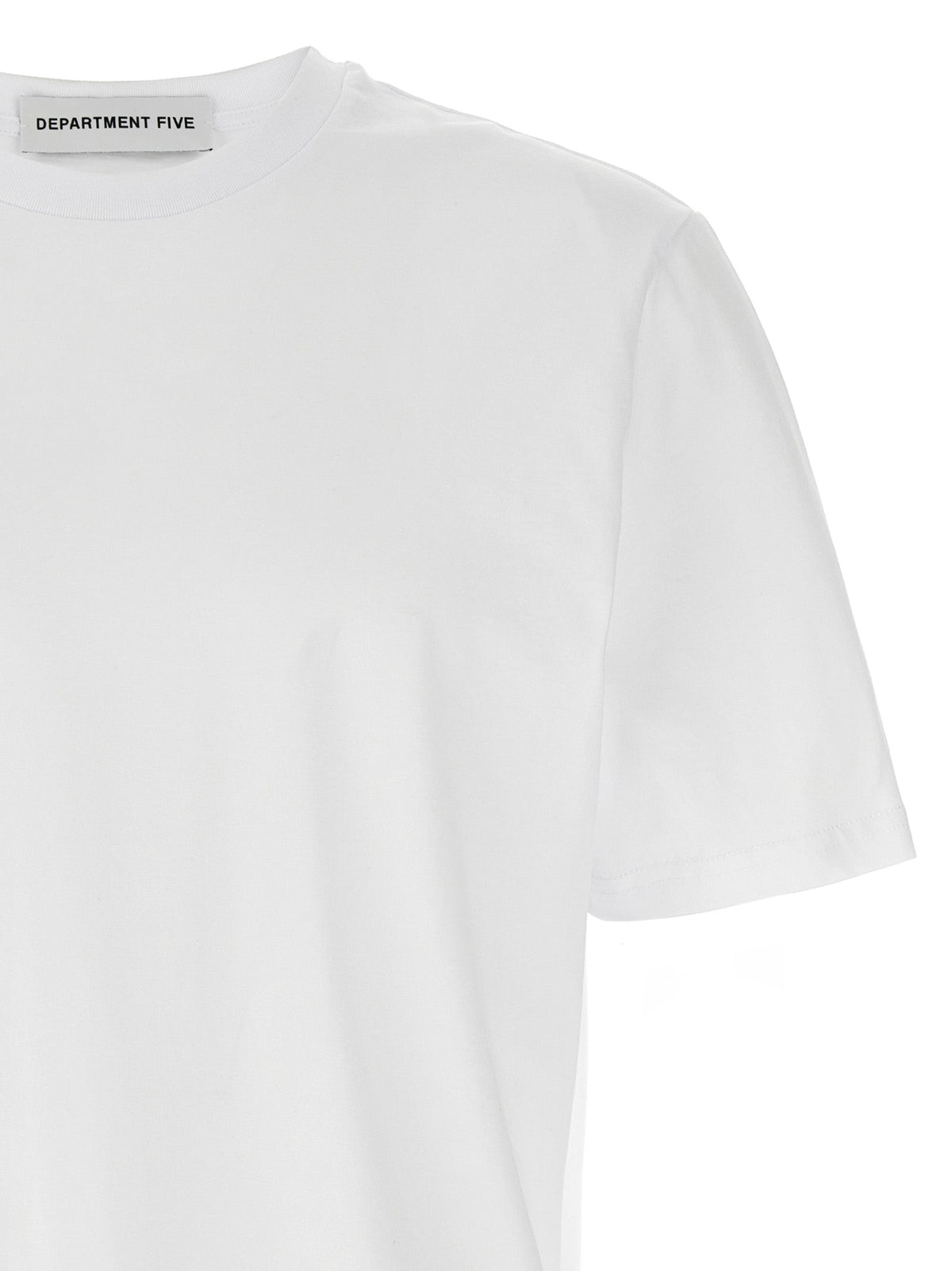 Department 5 White Cotton T-Shirt