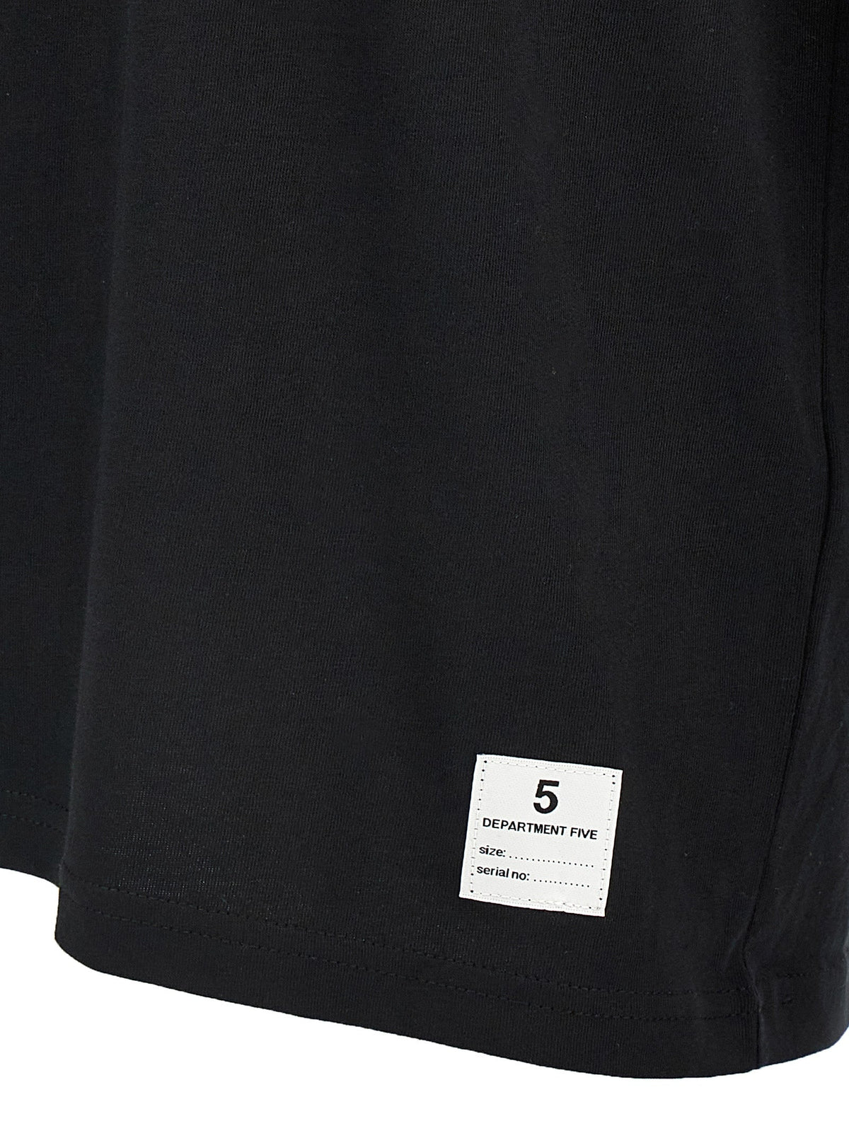 Department 5 Black Cotton T-Shirt