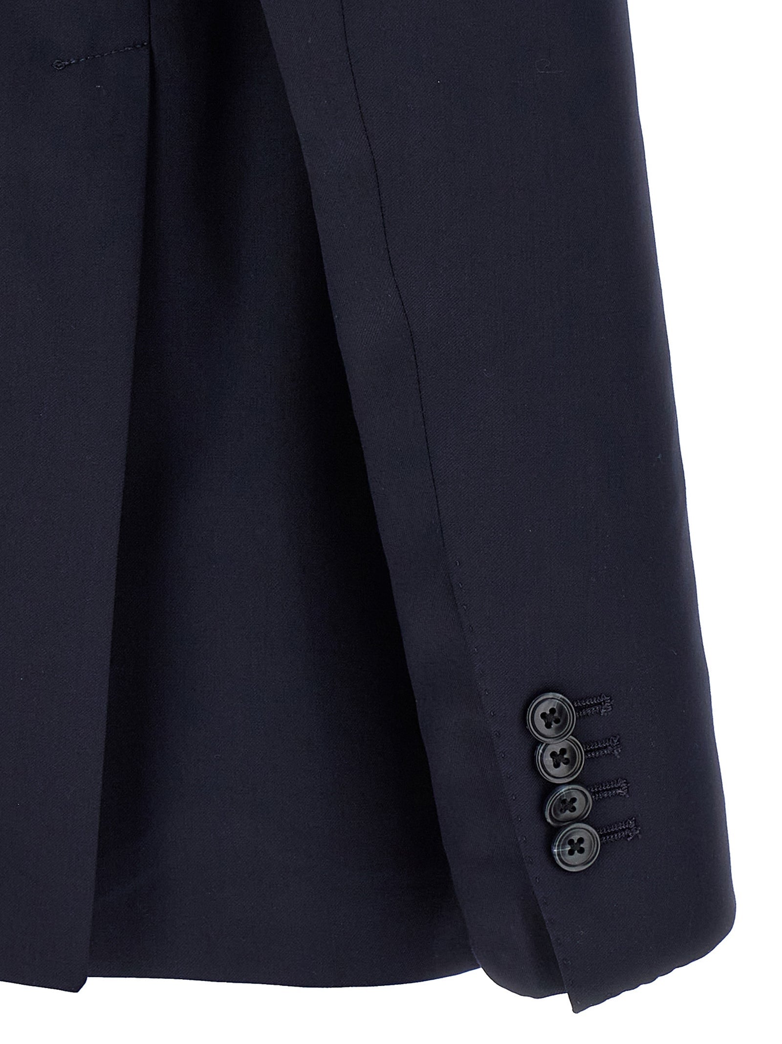 Tagliatore Blue Virgin Wool Two-Piece Suit