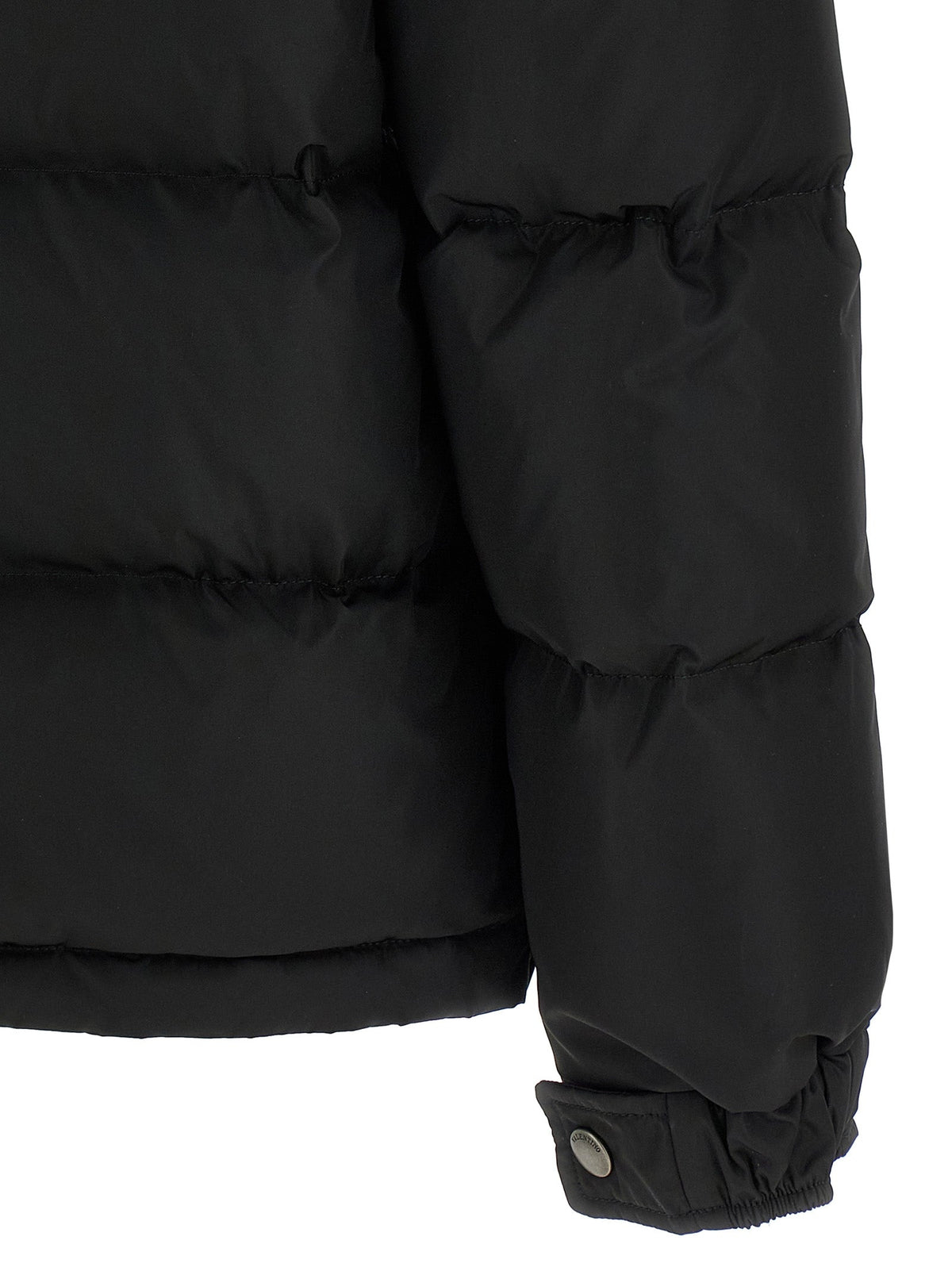 Valentino Garavani Black Polyamide Full-Length Jacket