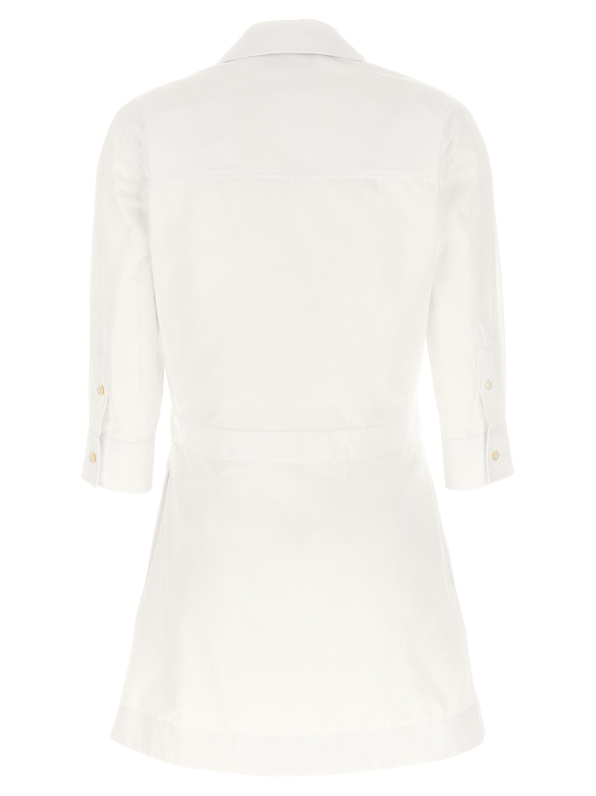 Gucci White Cotton Short Dress