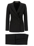 Tagliatore Black Virgin Wool Two-Piece Suit