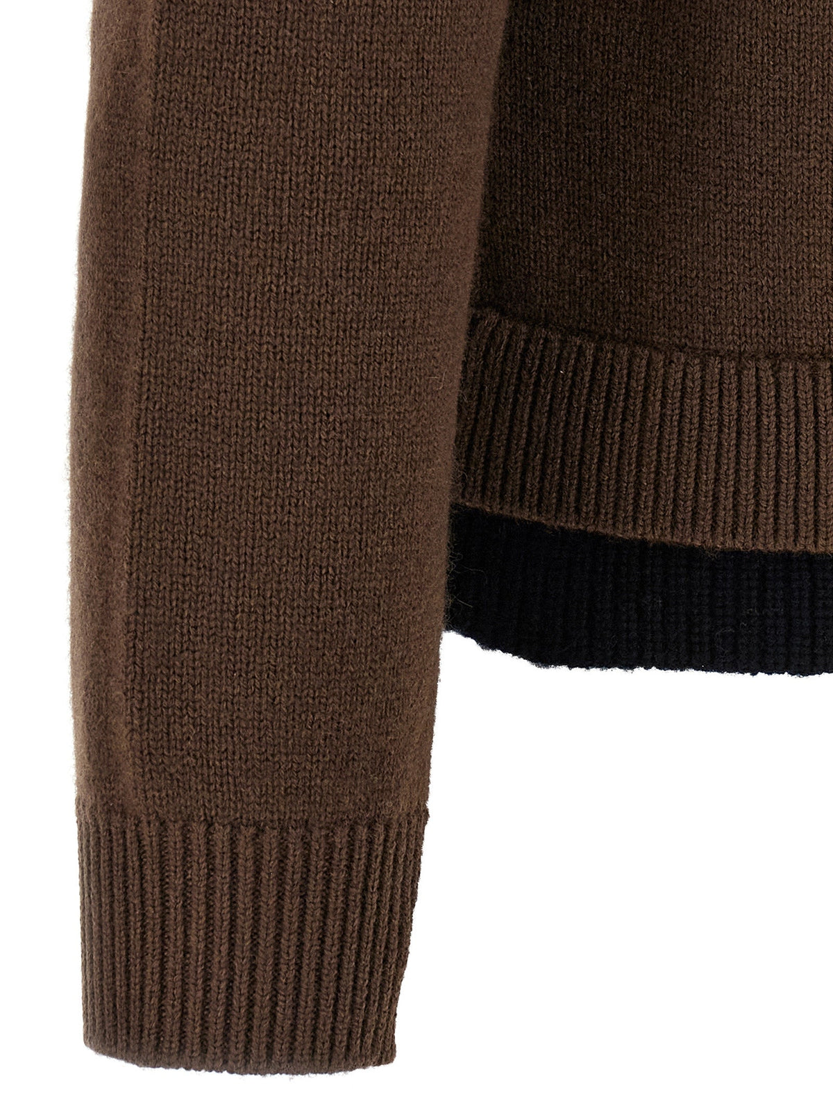 J.W.Anderson Brown Wool Cardigan