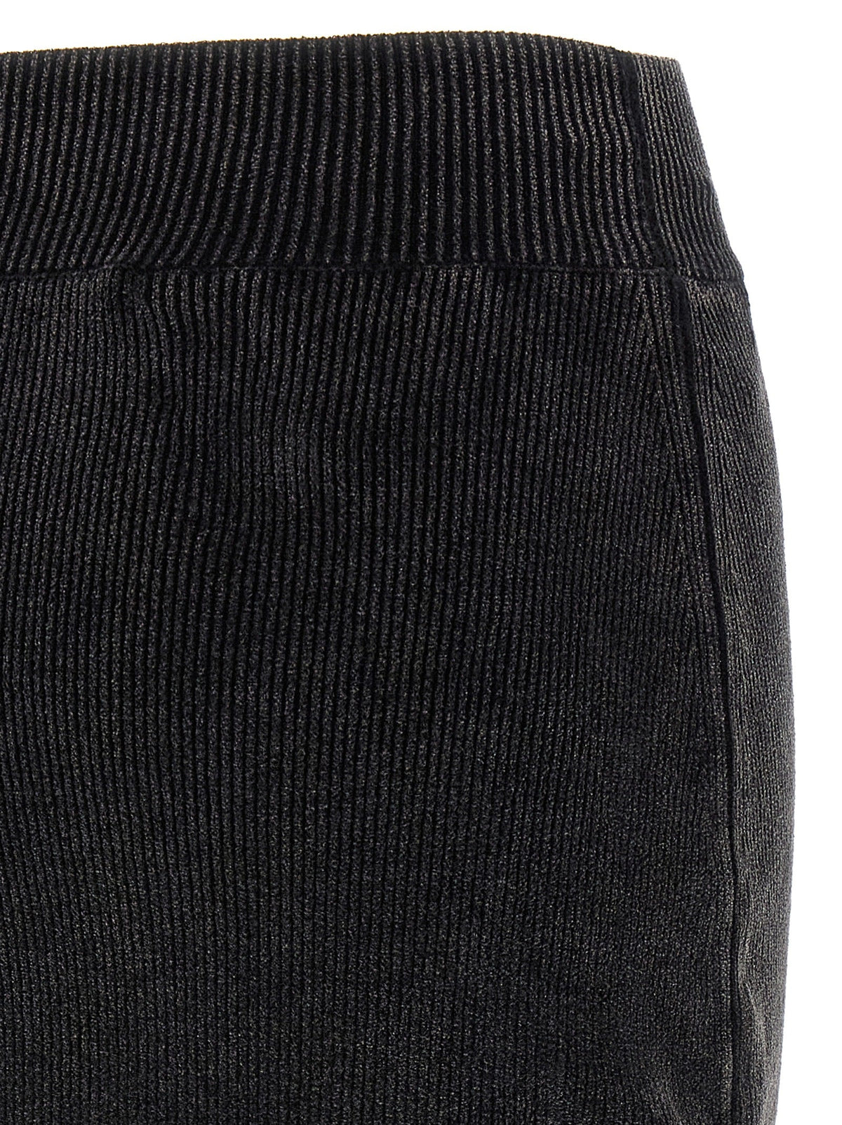 Alexander Wang Black Cotton Long Skirt