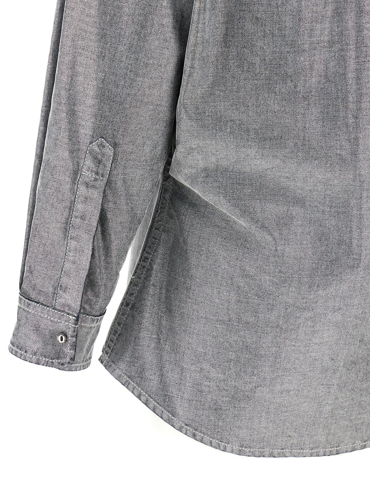 Darkpark Silver Cotton Blouse