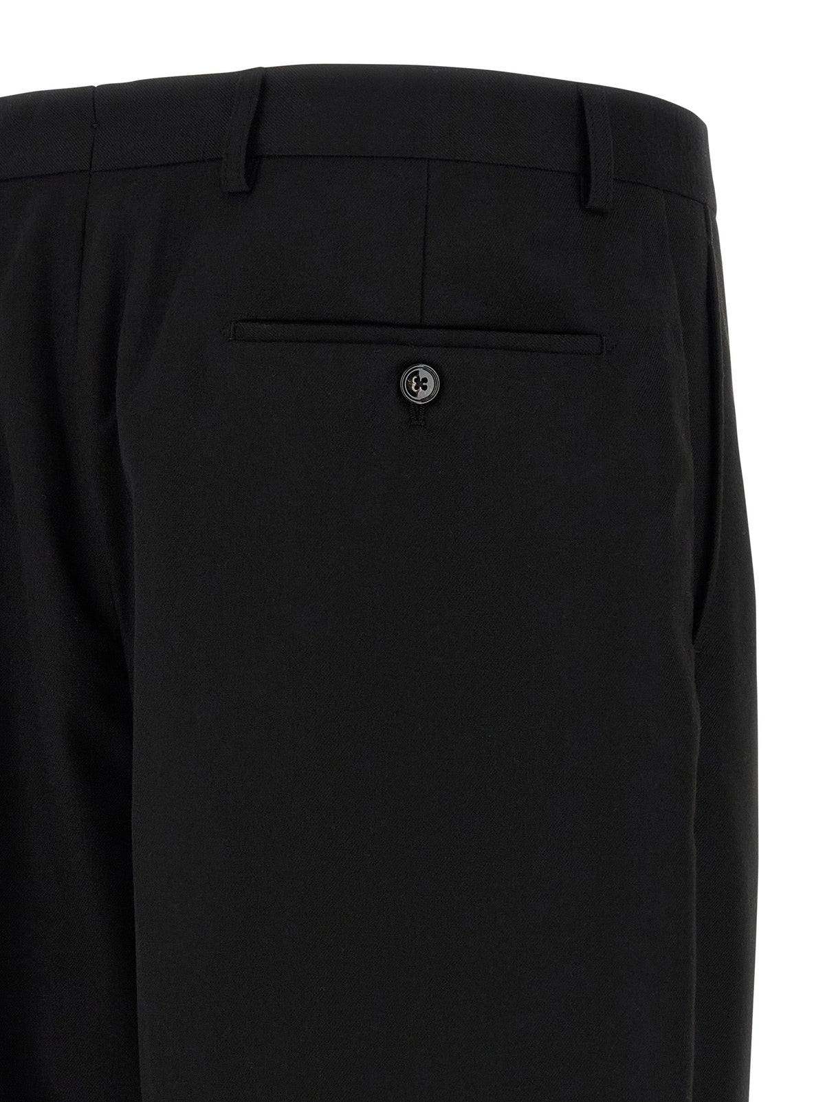 CELLAR DOOR Black Polyester Dress Pants