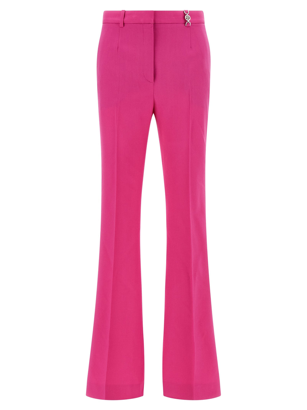 Versace Fuchsia Virgin Wool Flared Pants