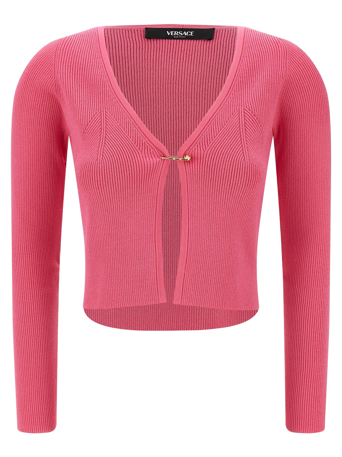 Versace Fuchsia Viscose Cardigan