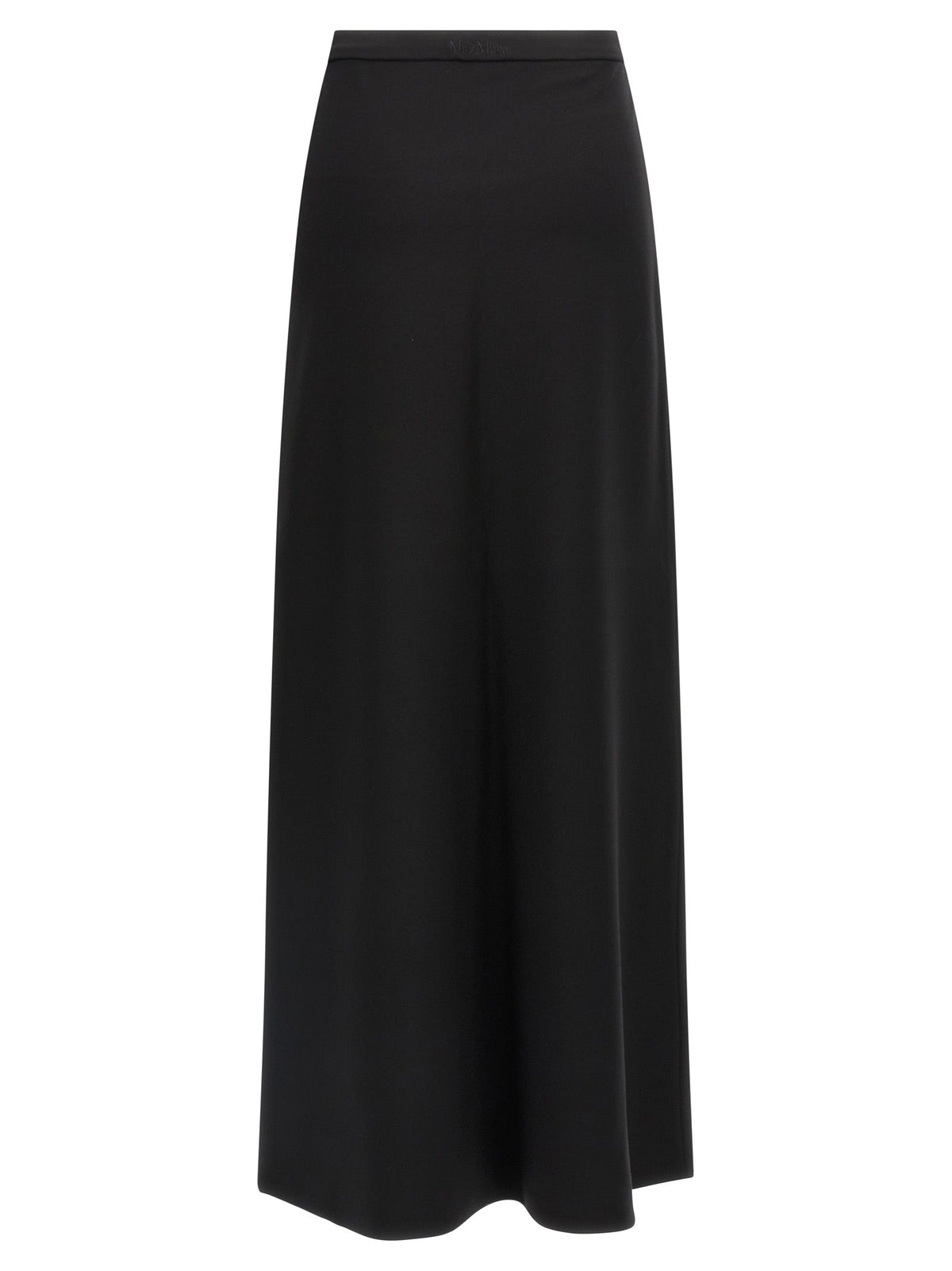 Max Mara Black Viscose Mini Skirt
