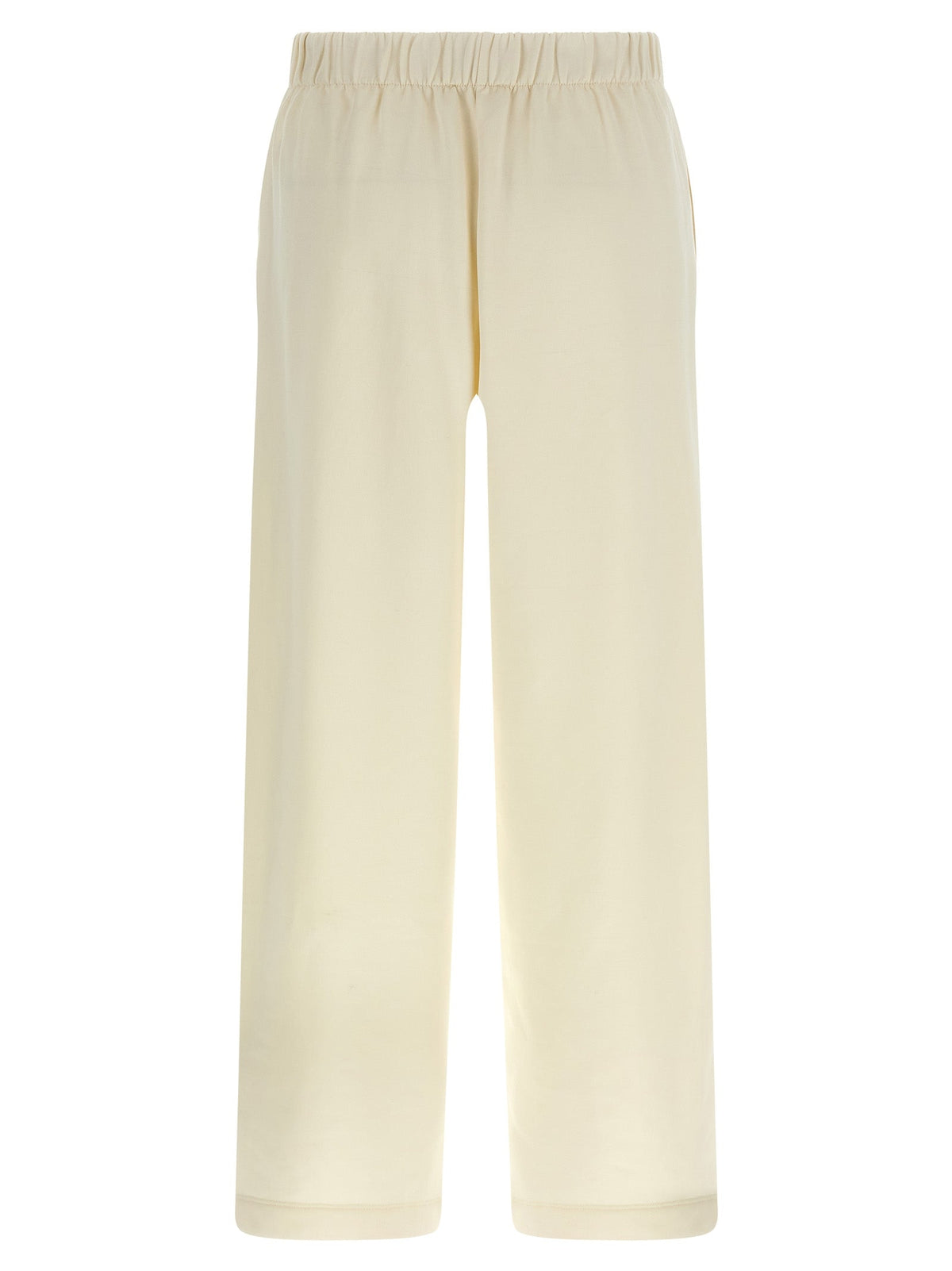 Max Mara White Silk Casual Pants