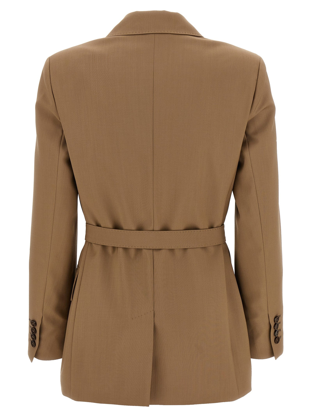 Max Mara Brown Virgin Wool Blazer