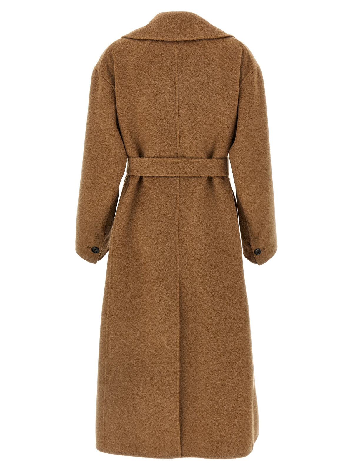 'S Max Mara Brown Virgin Wool Coat