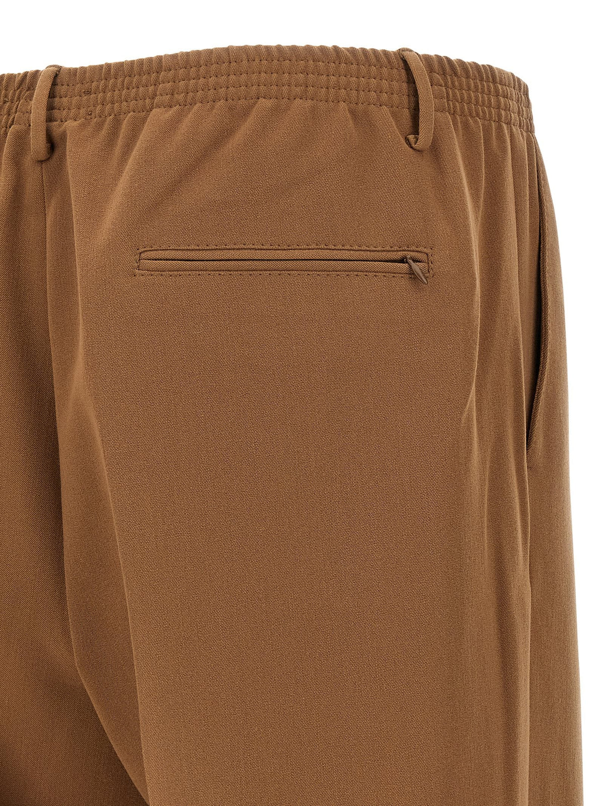 CELLAR DOOR Brown Polyester Casual Pants