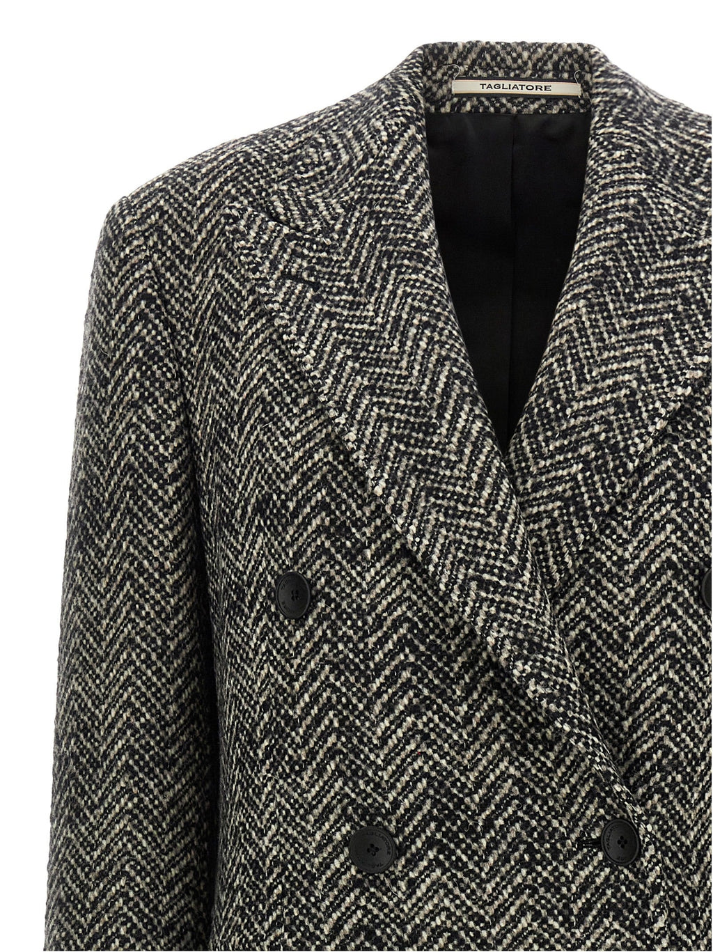 Tagliatore Multicolor Wool Coat