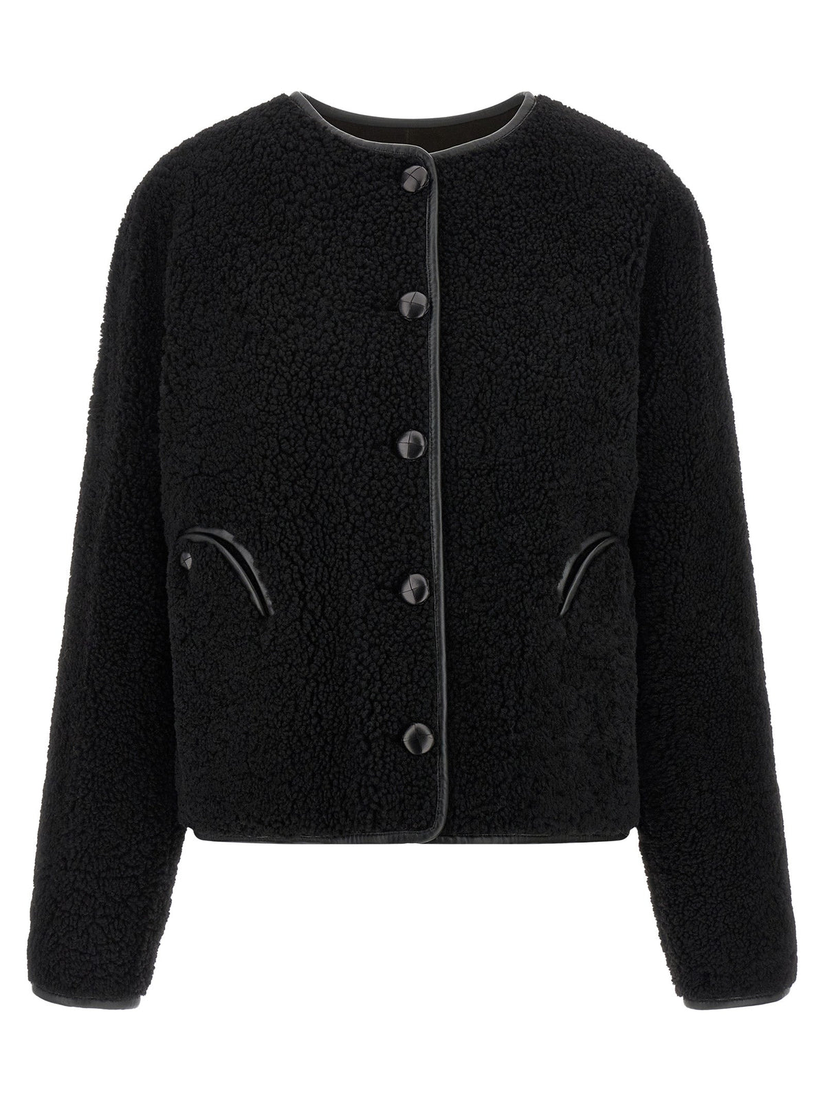 Blazé Milano Black Lamb Leather Shell Jacket