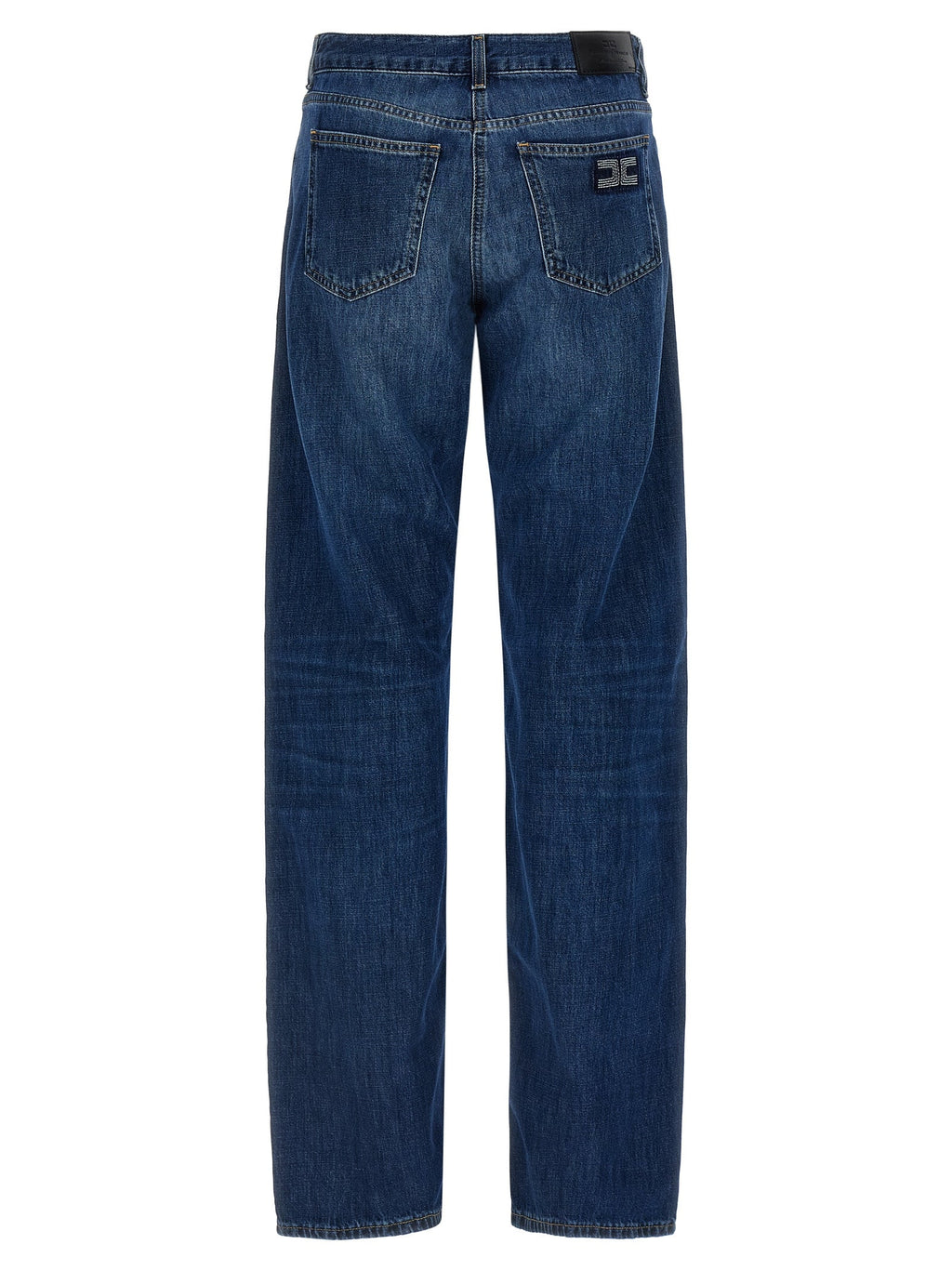 Elisabetta Franchi Blue Cotton Jeans Denim