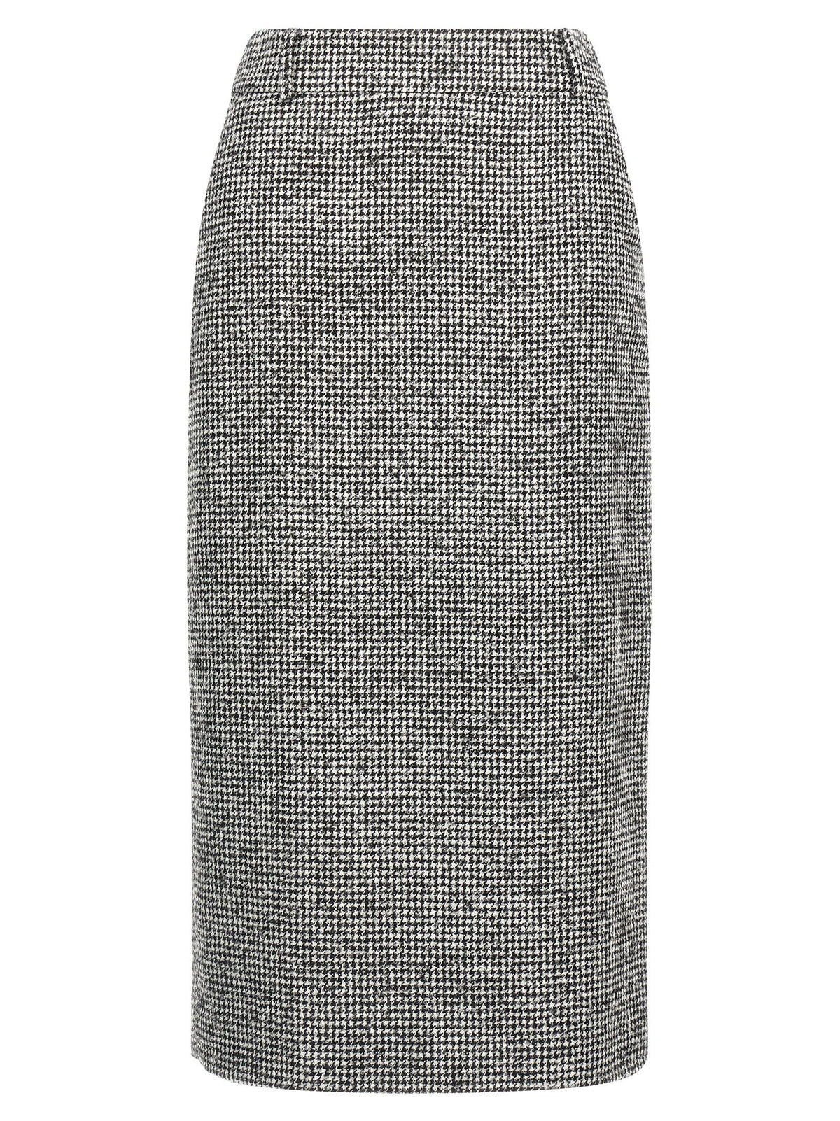 Ermanno Scervino Bicolor Wool Midi Skirt