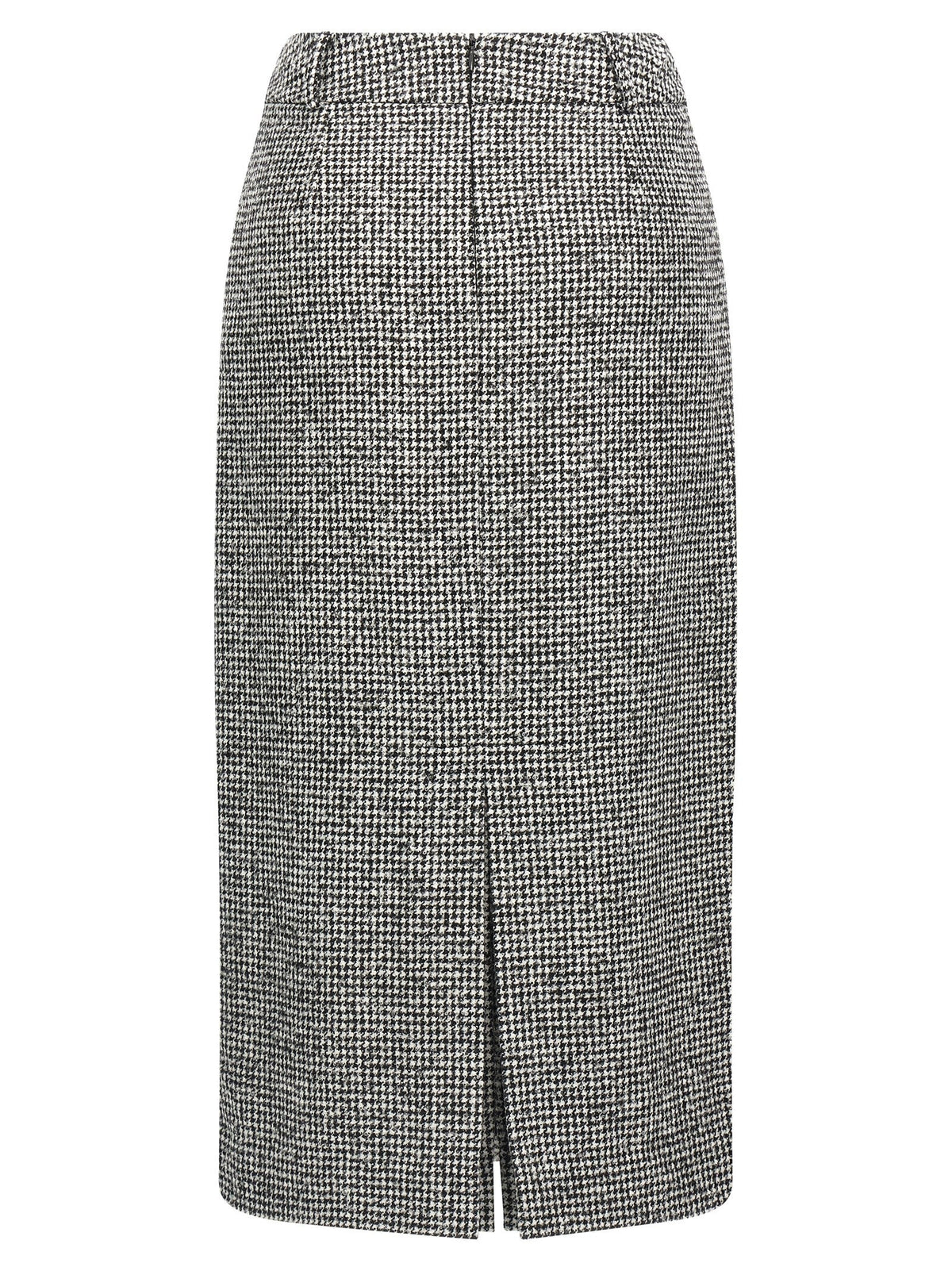 Ermanno Scervino Bicolor Wool Midi Skirt